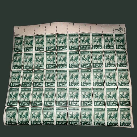 US Stamp - Scott #1251 Mayo Doctors Sheet of 50 - Picture 1 of 3